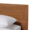Baxton Studio Wheatley Mid-Century Modern Walnut Brown Finished Wood King Size Platform Bed 235-13245-ZORO - alternate 7